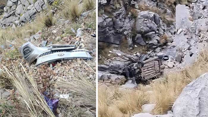 Huancavelica: cuatro integrantes de una familia mueren en un accidente vehicular